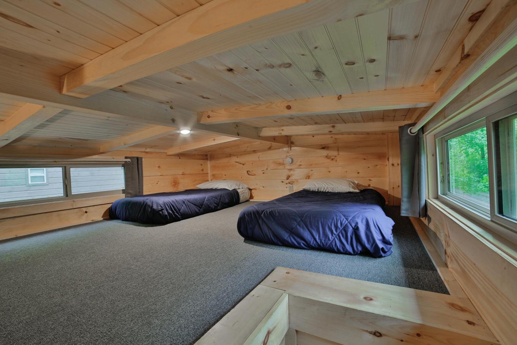 Lena Cabin Wooded Tiny Cabin - Hot Tub Чатануга Екстериор снимка