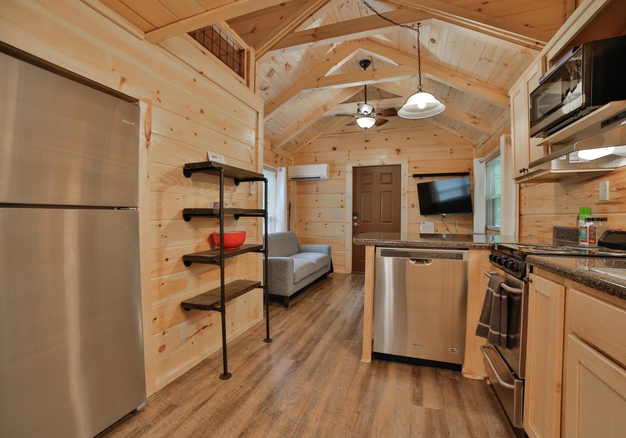 Lena Cabin Wooded Tiny Cabin - Hot Tub Чатануга Екстериор снимка