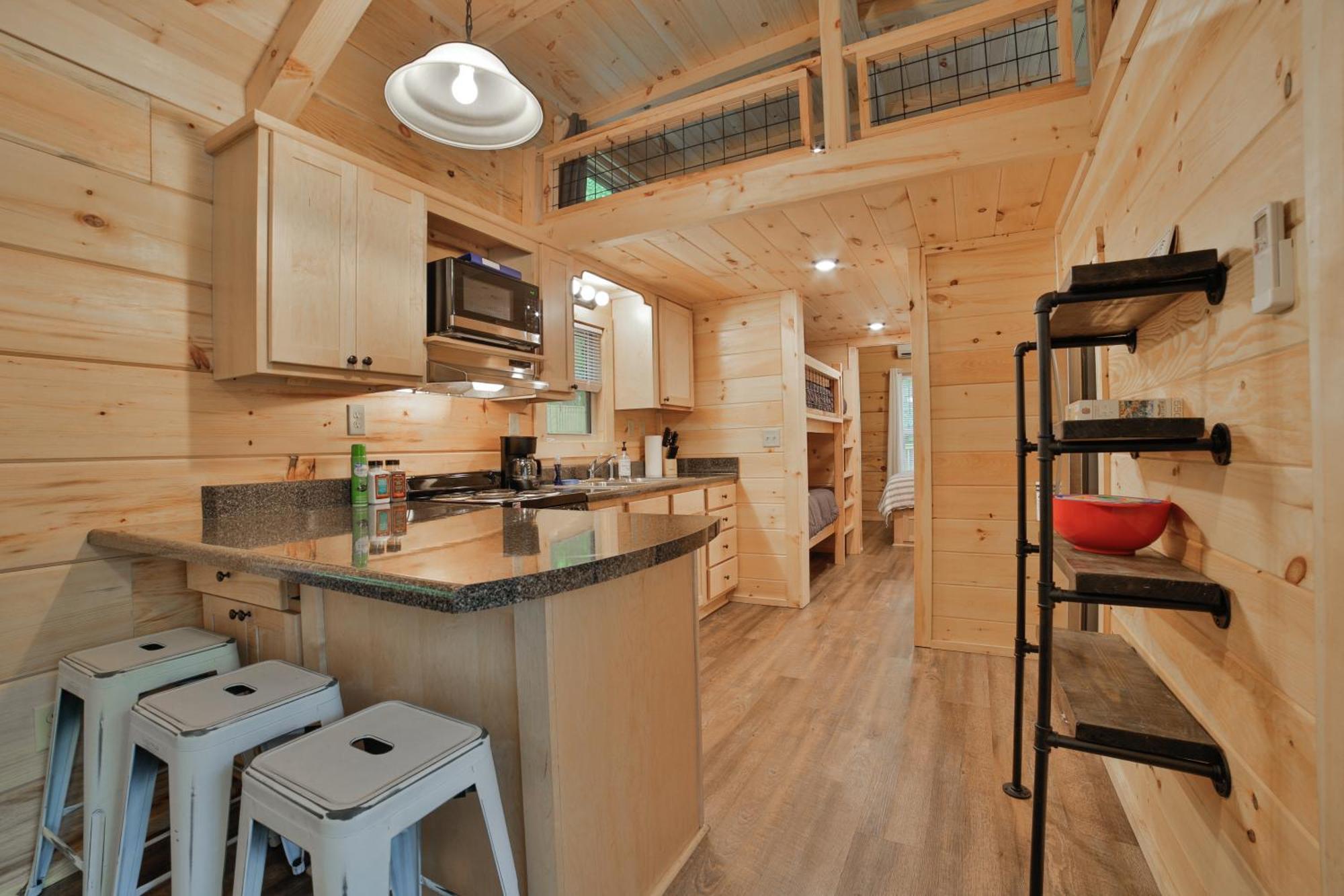 Lena Cabin Wooded Tiny Cabin - Hot Tub Чатануга Екстериор снимка